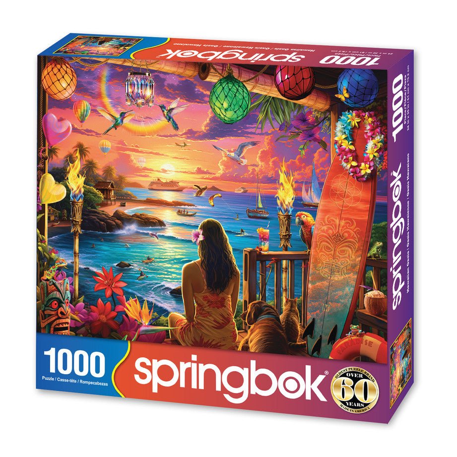 Hawaiian Oasis 1000 Piece Jigsaw Puzzle by Springbok Puzzles