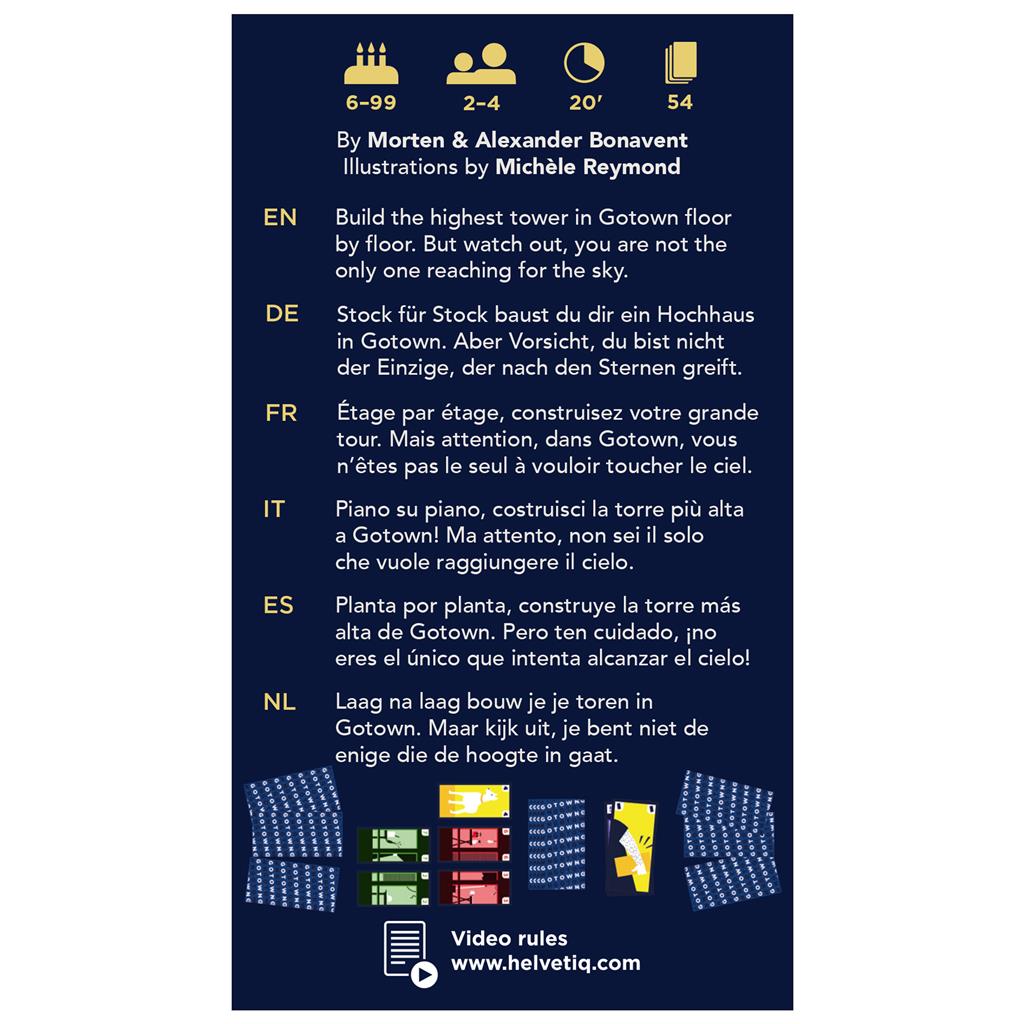 Go Town - A great back-stabbing card game for the whole family