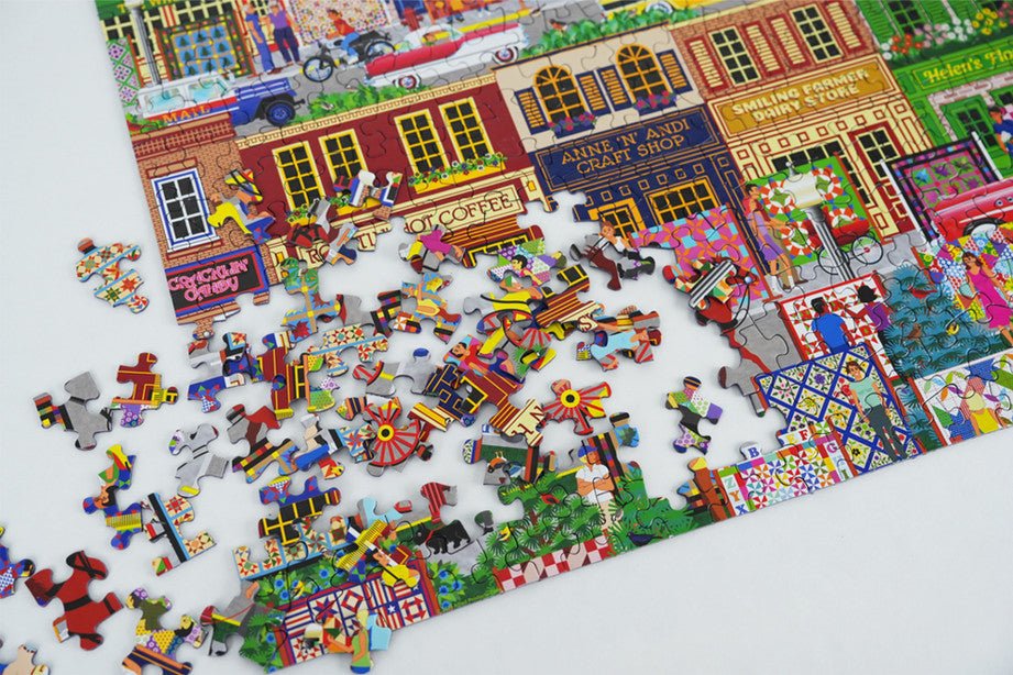 Hometown 500 Piece Jigsaw Puzzle by Springbok Puzzles