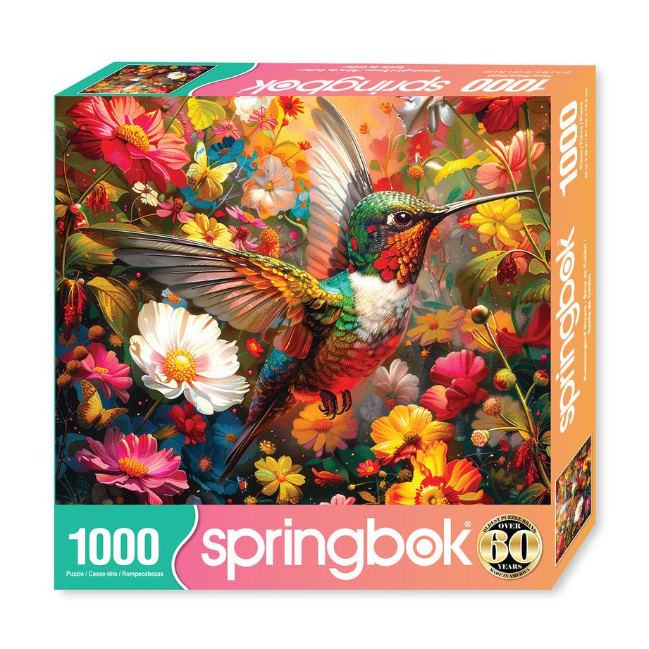 Hummingbird Dream 1000 Piece Jigsaw Puzzle by Springbok Puzzles