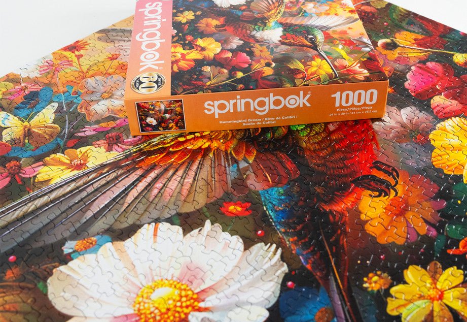 Hummingbird Dream 1000 Piece Jigsaw Puzzle by Springbok Puzzles