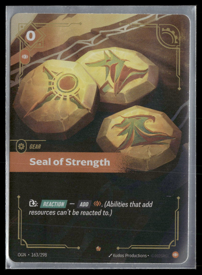Seal of Strength #163/298 - Riftbound Origins