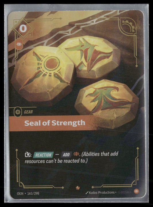 Seal of Strength #163/298 - Riftbound Origins