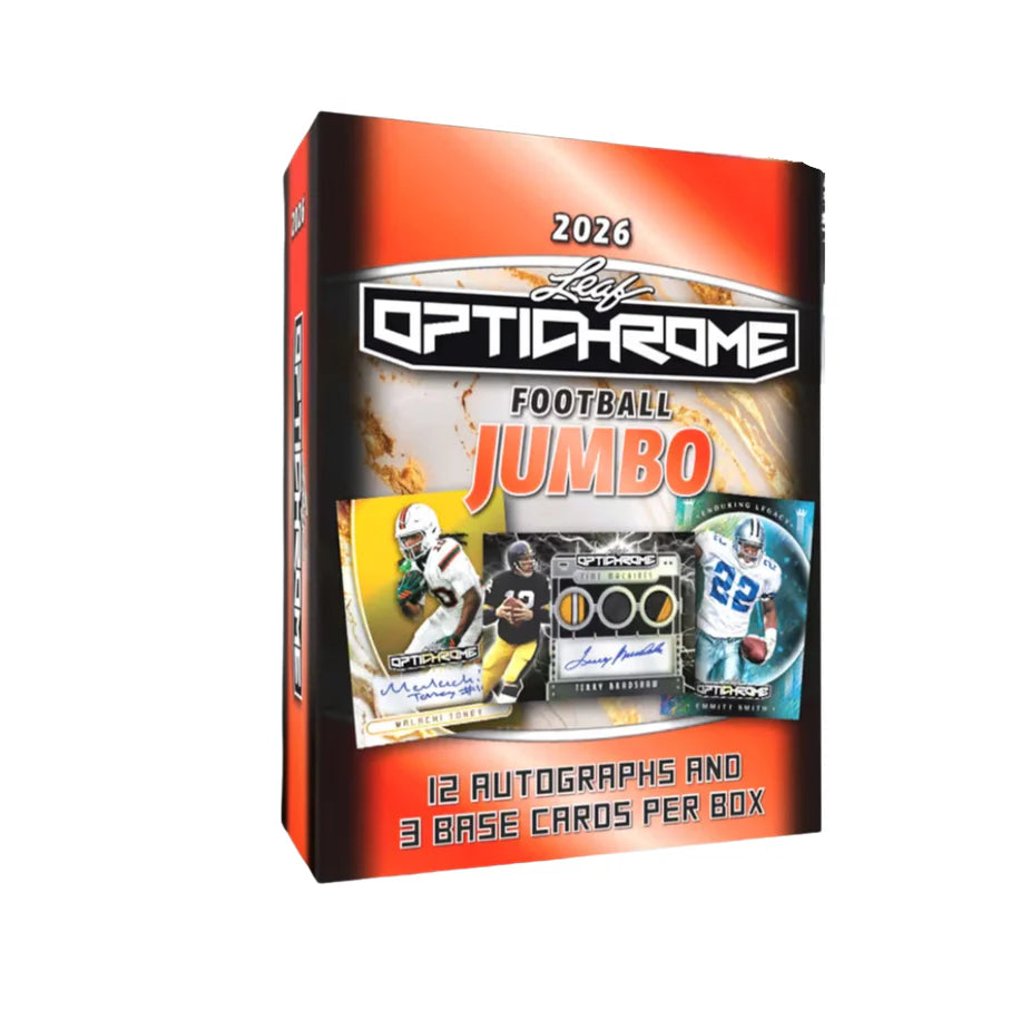 2026 Leaf Optichrome Football Jumbo Hobby Box