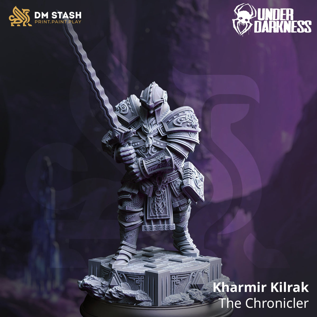 Kharmir “Lorehand” Kilrak, The Chronicler (Male Duegar Fighter)
