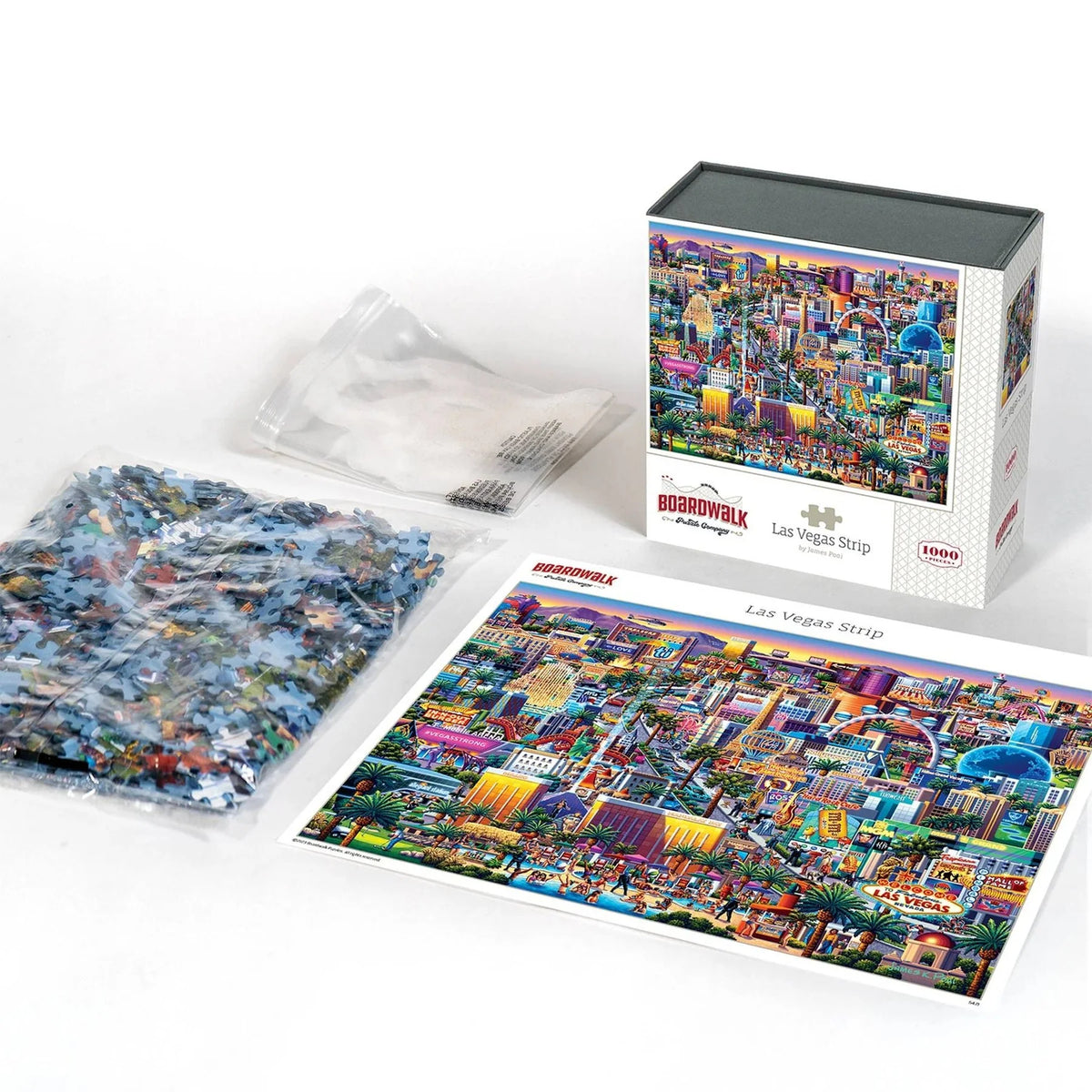 Las Vegas Strip 1000 Piece Jigsaw Puzzle by Boardwalk Puzzle Company
