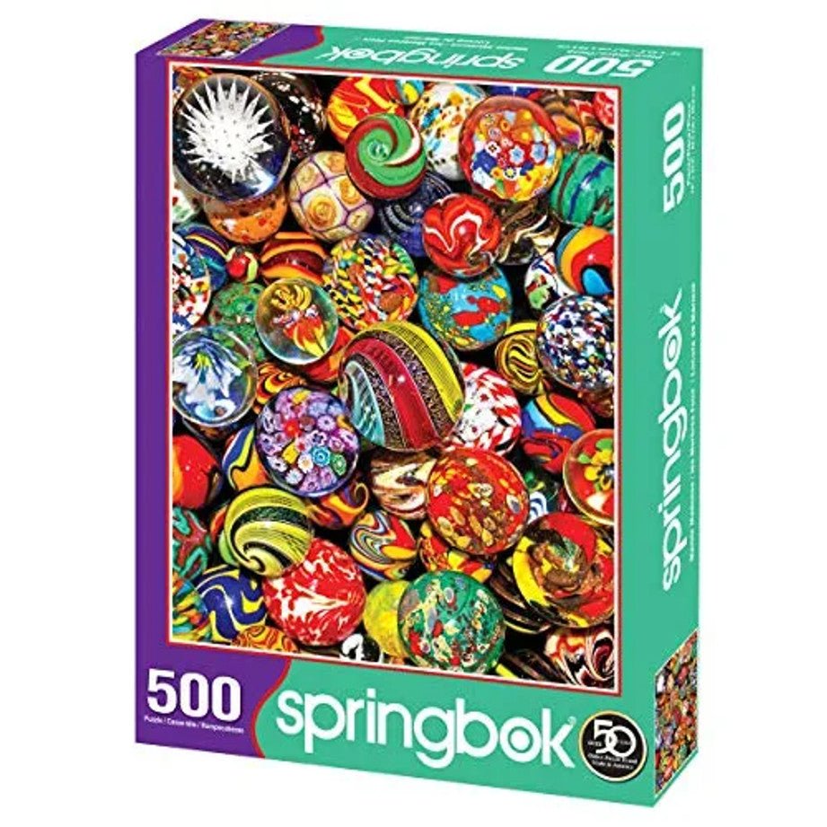 Marble Madness 500 Piece Jigsaw Puzzle by Springbok Puzzles