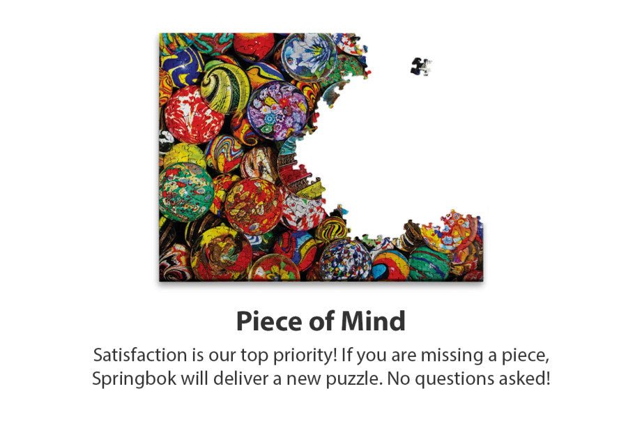 Marble Madness 500 Piece Jigsaw Puzzle by Springbok Puzzles