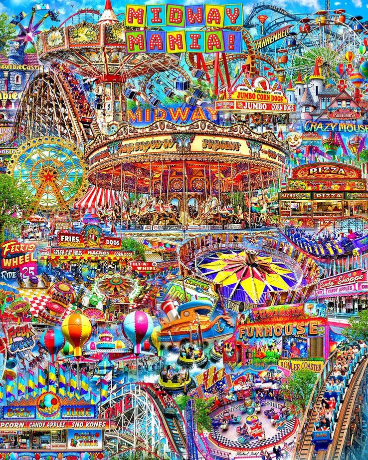 Midway Mania 1000 Piece Jigsaw Puzzle by Springbok Puzzles