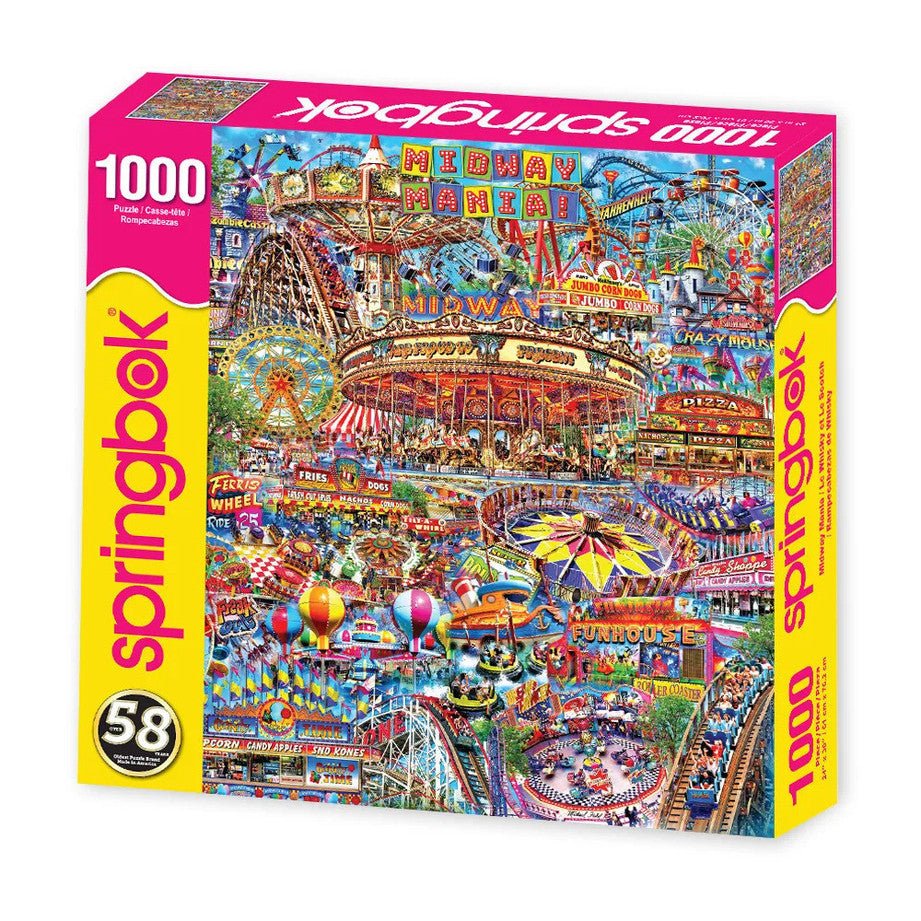 Midway Mania 1000 Piece Jigsaw Puzzle by Springbok Puzzles