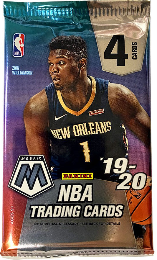 NBA Panini 2019-20 Prizm Mosaic Basketball Trading Card Pack