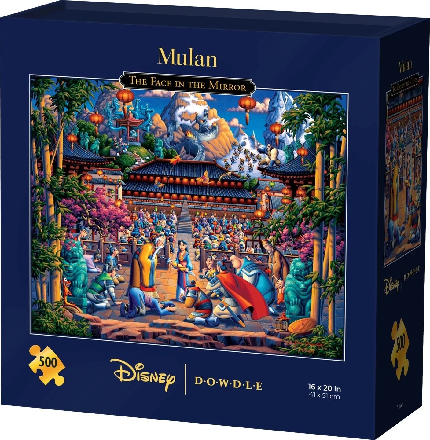 Mulan The Face in the Mirror 500 Piece Jigsaw Puzzle | Dowdle Puzzles