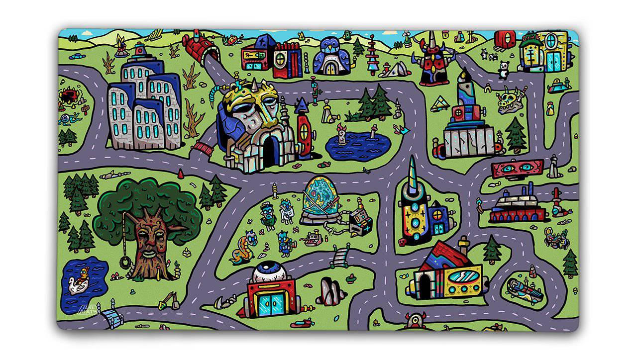 My Town Bundle Set | 4 Playmats and Commander Zone