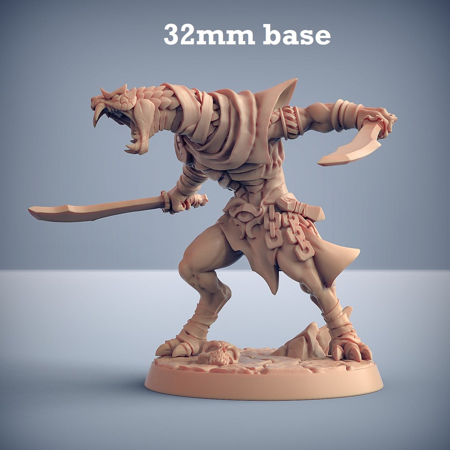 Nagarot Thrall: Sculpt A (Male Yuan-ti Warrior)