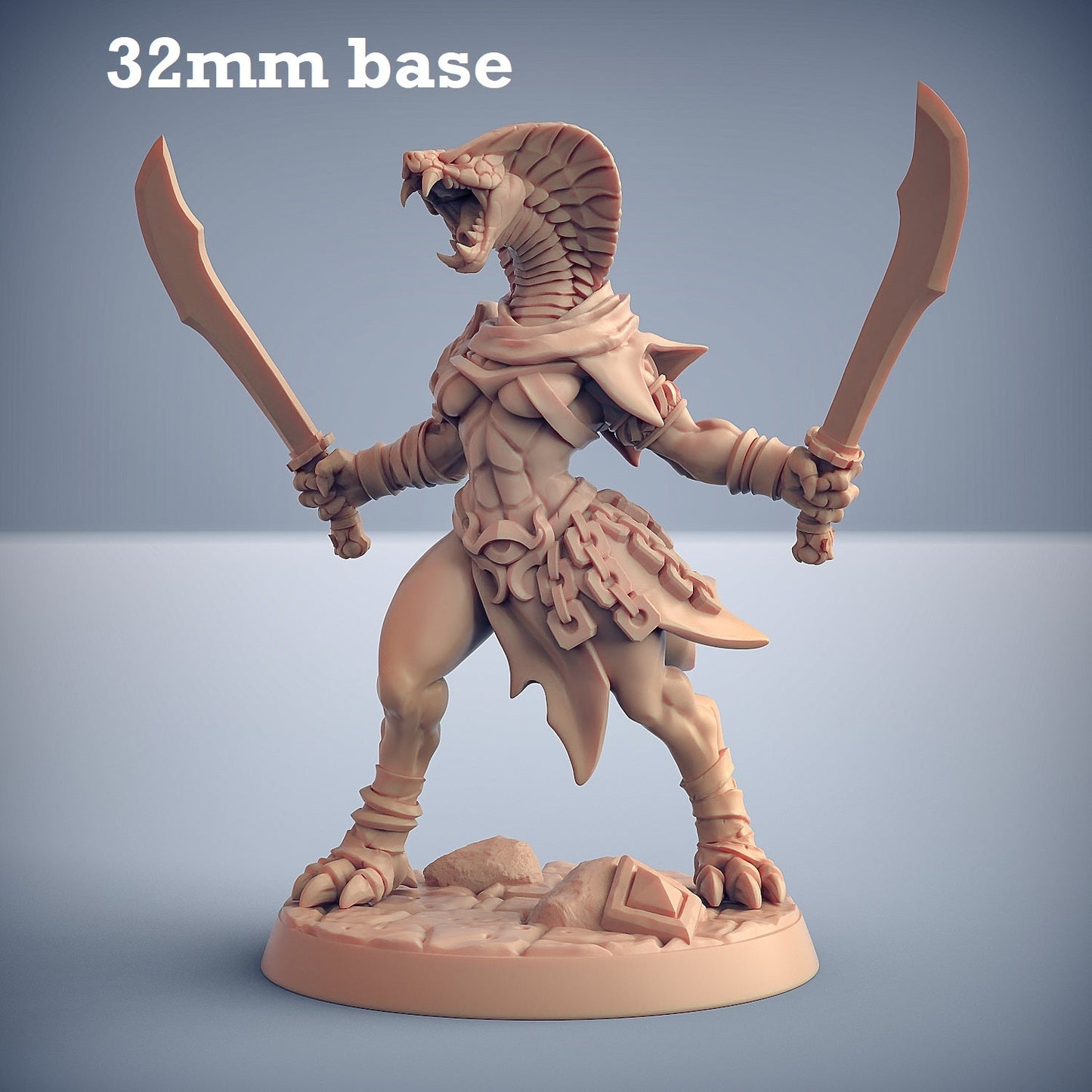Nagarot Thrall: Sculpt D (Female Yuan-ti Warrior)