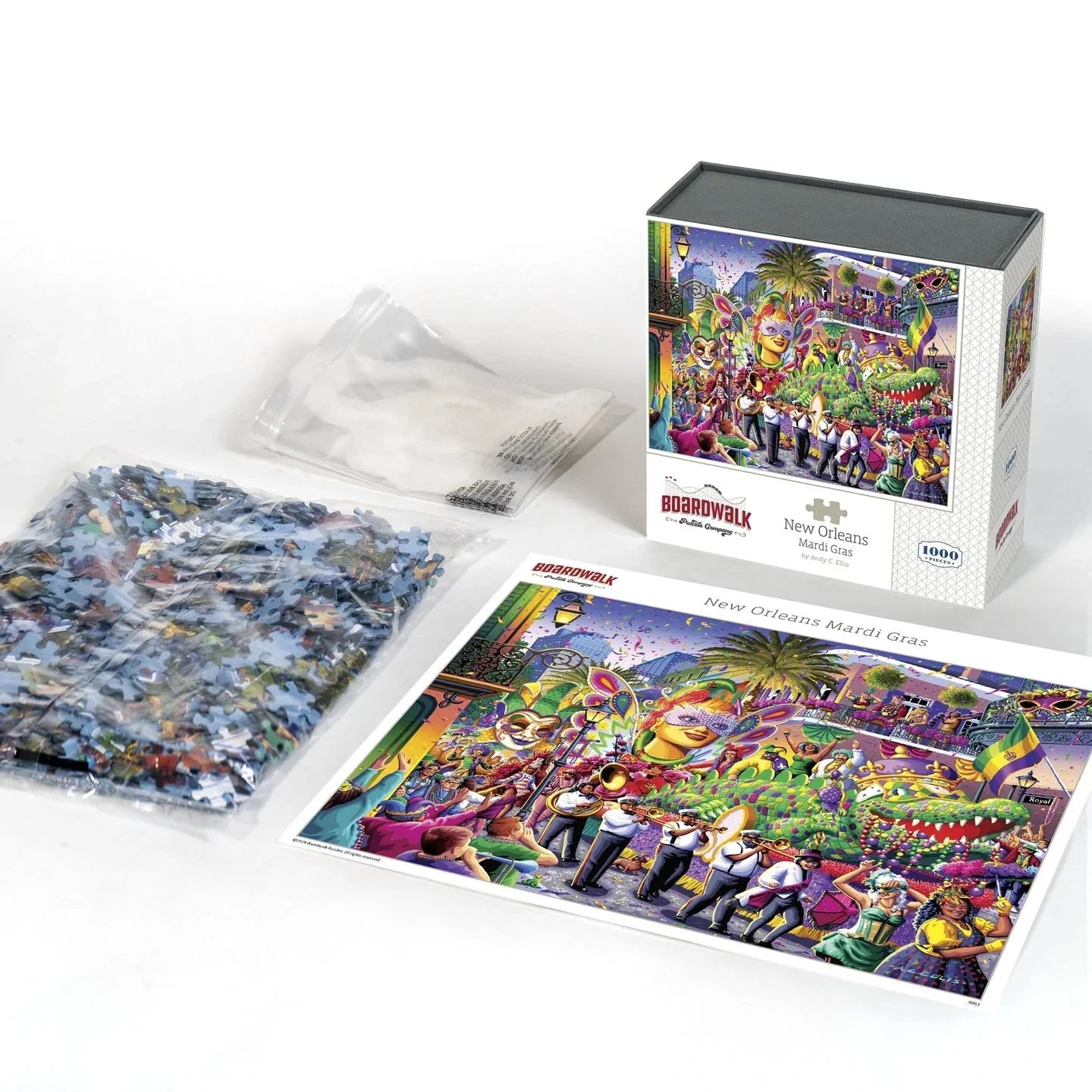 New Orleans Mardi Gras 1000 Piece Jigsaw Puzzle by Boardwalk
