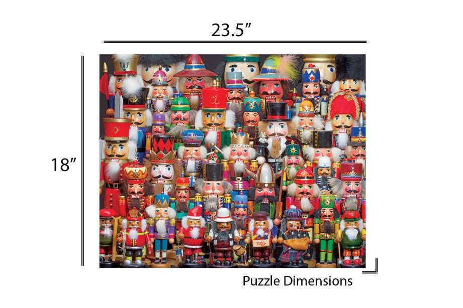 Nutcracker Collection 1000 Piece Jigsaw Puzzle by Springbok Puzzles - Iconic Holiday Puzzle
