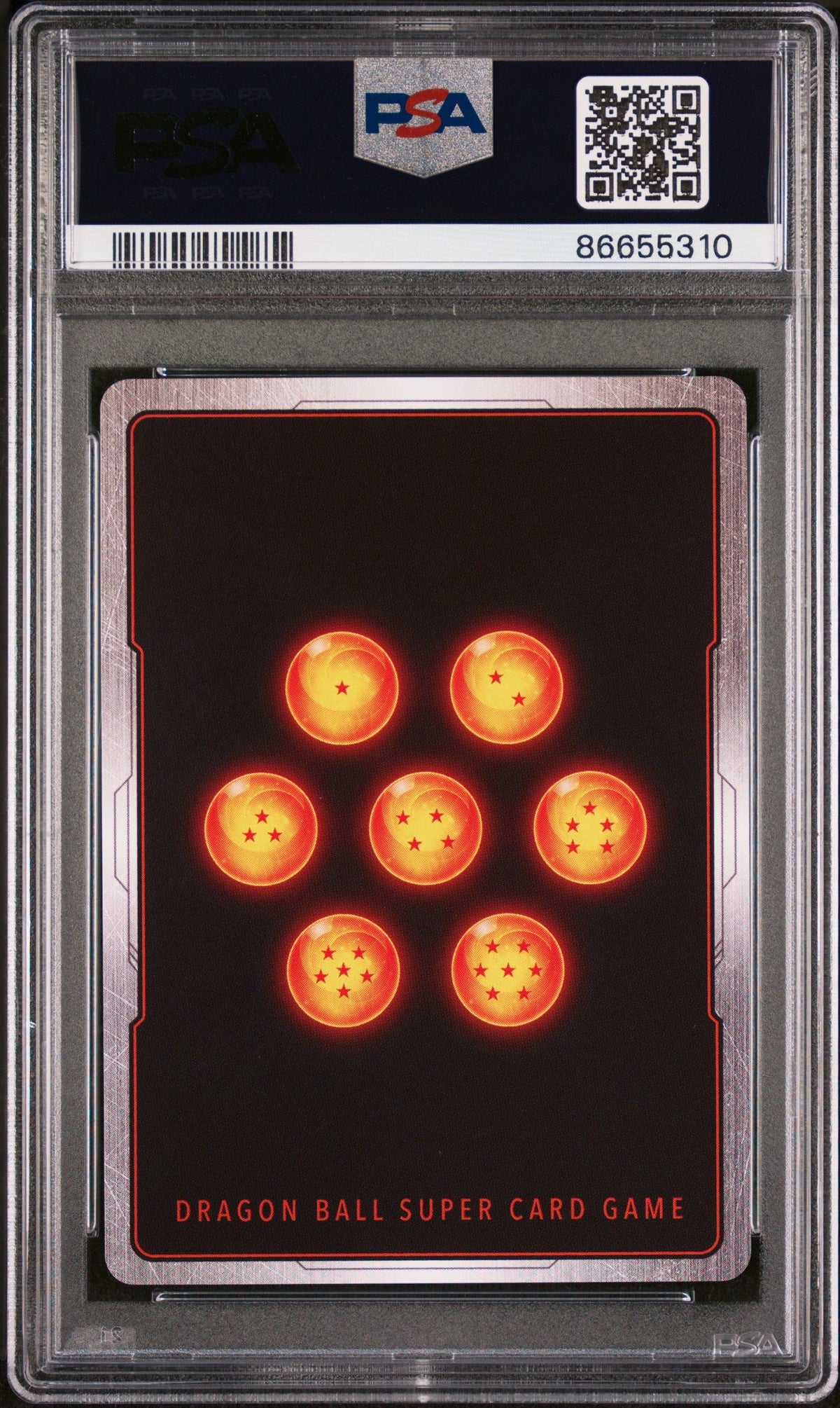 2018 DRAGON BALL SUPER MIRACULOUS REVIVAL BLK MSK SYN, SPLNTRNG #P-075 - PSA 10