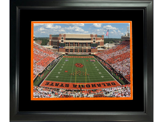 Framed Boone Pickens Stadium Oklahoma State Cowboys 11"x14" NCAA Football Photo Professionally Matted