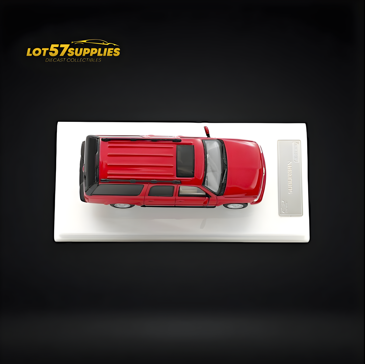 MK Miniatures 2003 Chevrolet Suburban Red 1:64