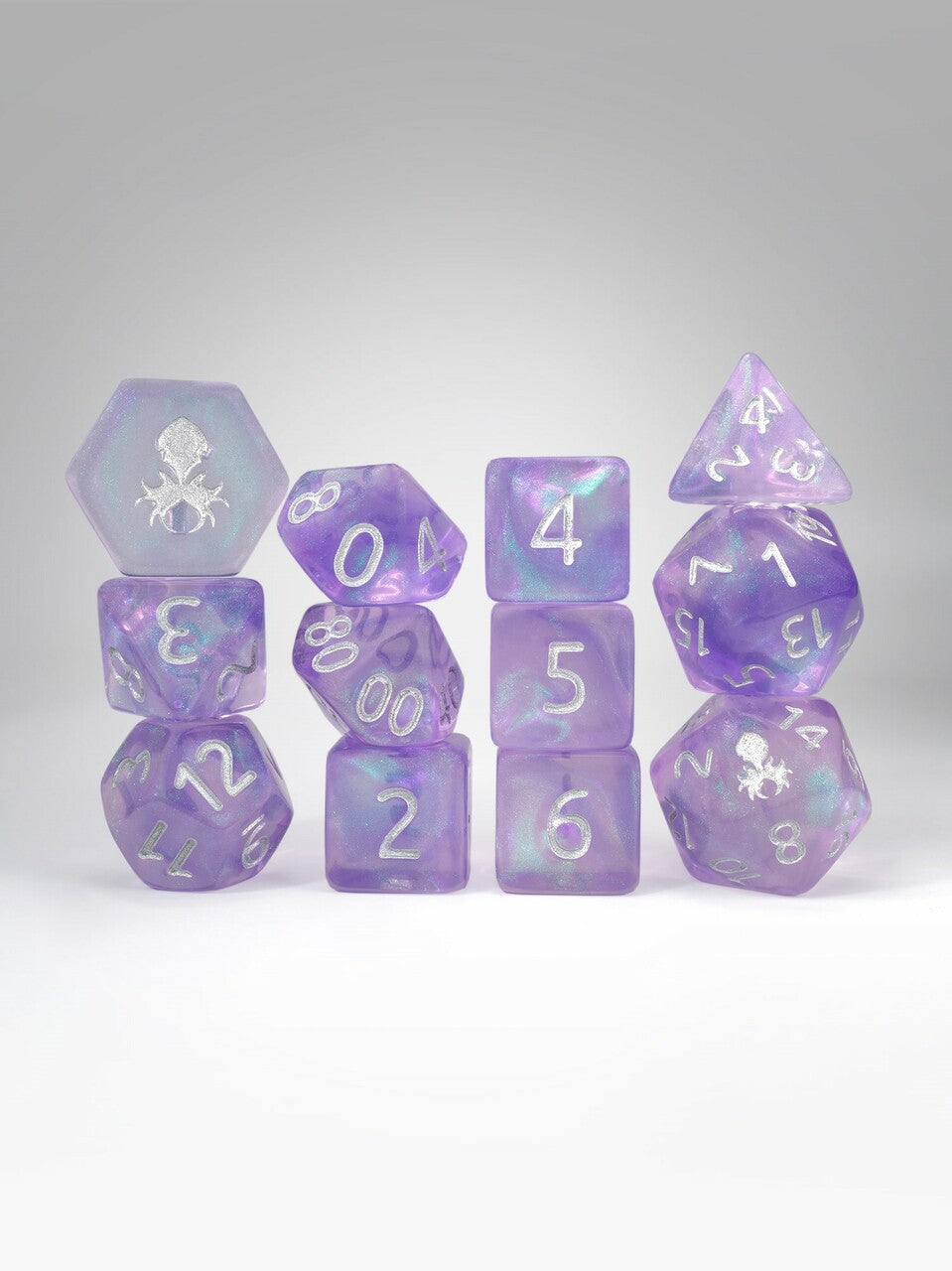 Kraken PRAWJECT 12 pc Acrylic TTRPG Dice Sets
