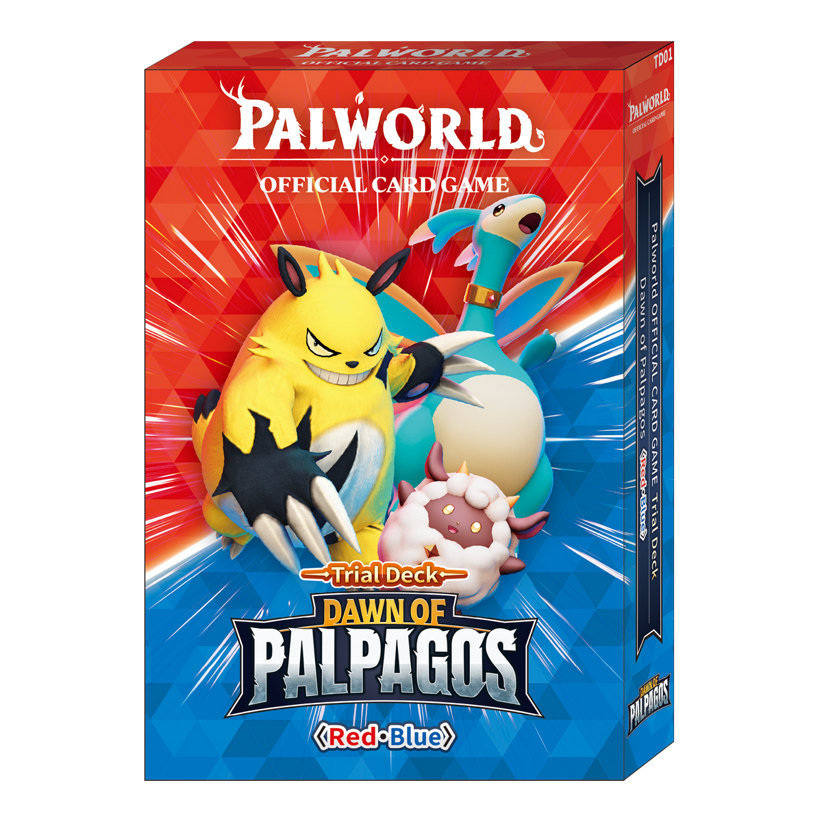 Palworld Dawn of Palpagos Red and Blue Trial Deck official English package