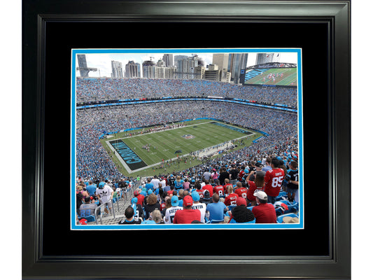 Framed Bank of America Stadium Carolina Panthers 11"x14" Football Photo Professionally Matted
