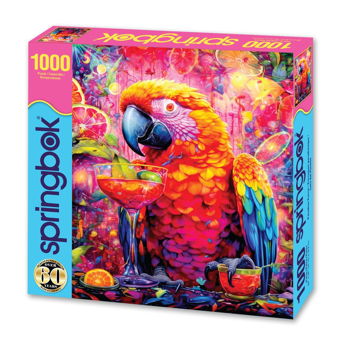 Paradise Parrot 1000 Piece Jigsaw Puzzle by Springbok Puzzles