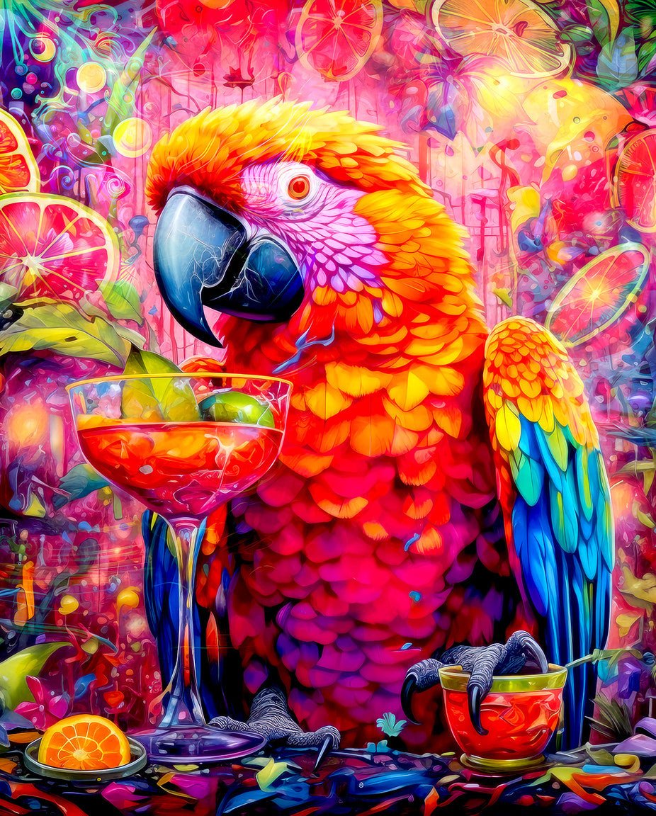 Paradise Parrot 1000 Piece Jigsaw Puzzle by Springbok Puzzles