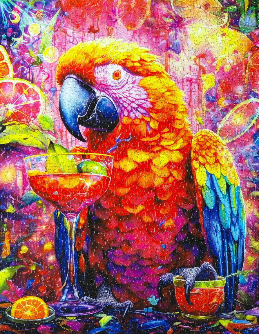 Paradise Parrot 1000 Piece Jigsaw Puzzle by Springbok Puzzles