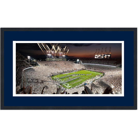 Framed Beaver Stadium (Happy Valley) Penn State 16x24 NCAA Football Photo Professionally Matted