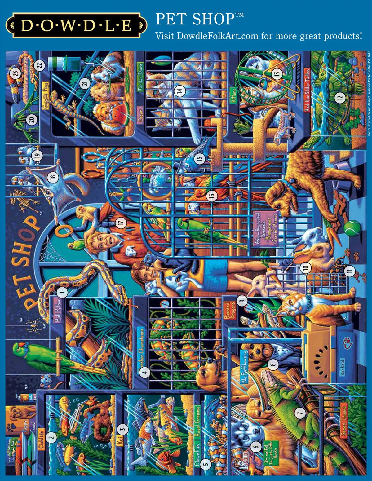 Pet Shop 300 Piece Jigsaw Puzzle by Dowdle
