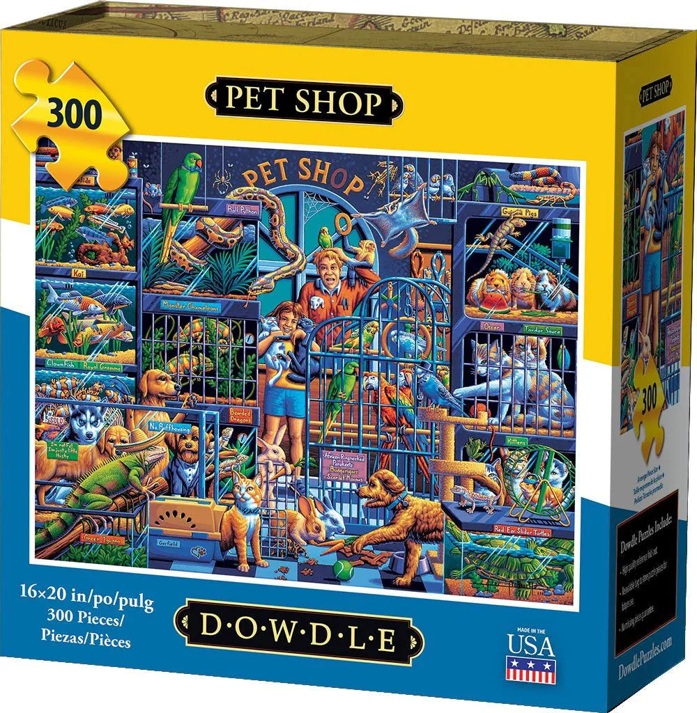 Pet Shop 300 Piece Jigsaw Puzzle by Dowdle