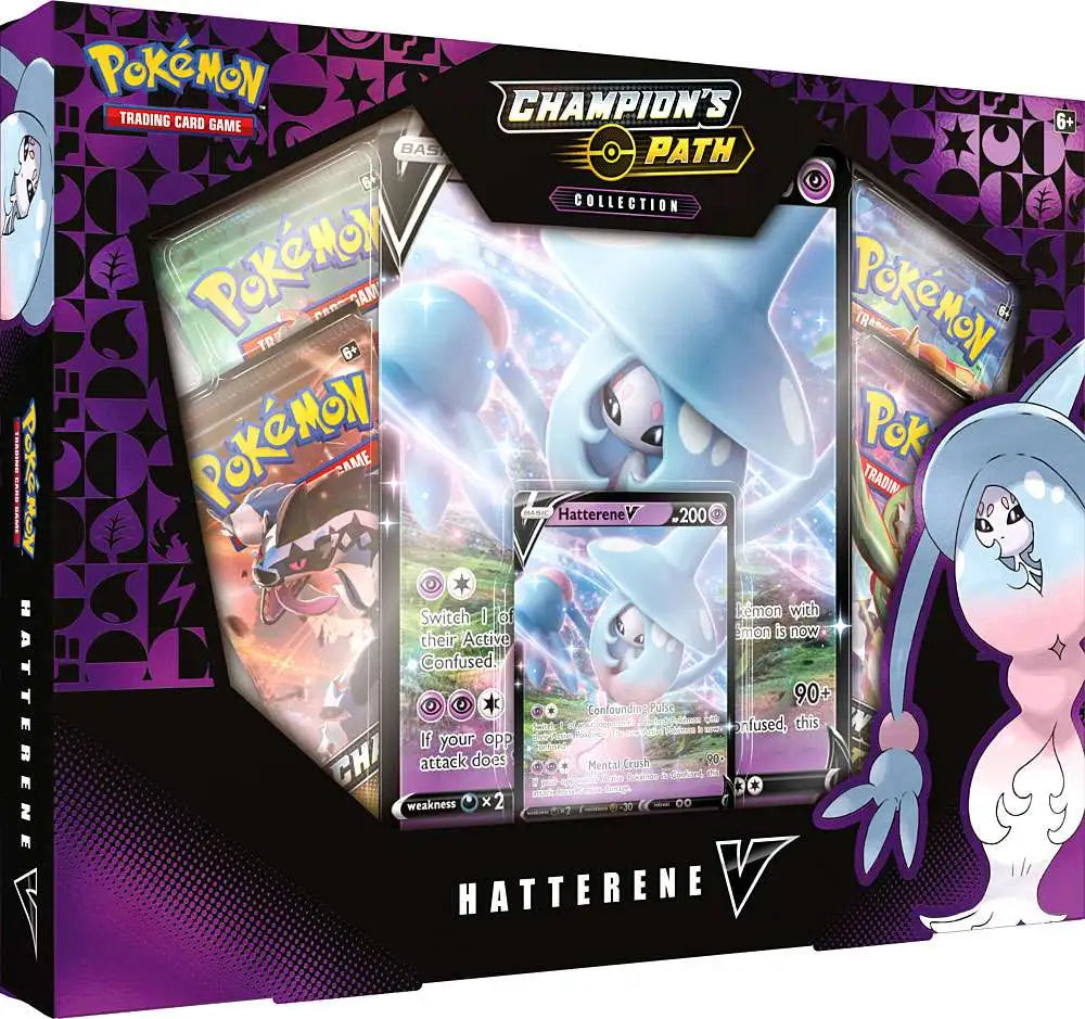 Pokémon TCG Champion's Path Hatterene V Collection