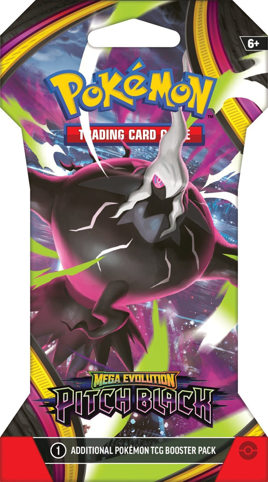 Pokemon TCG Mega Evolution - Pitch Black Sleeved Booster Pack