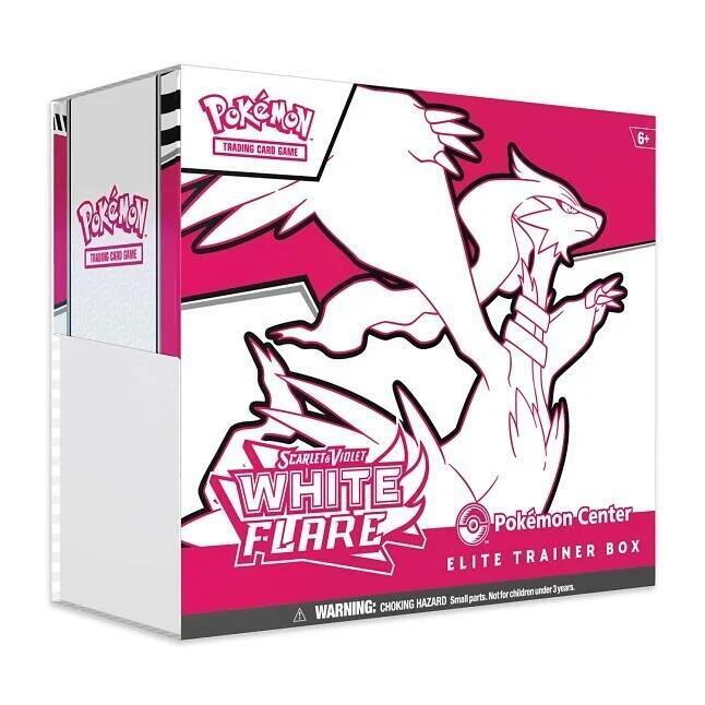 Pokémon TCG Scarlet & Violet White Flare Pokémon Center Elite Trainer Box