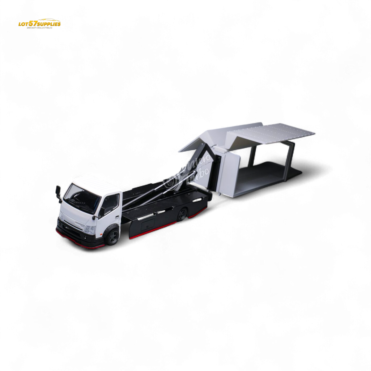 MicroTurbo Hino 300 Custom Wing Truck 1:64