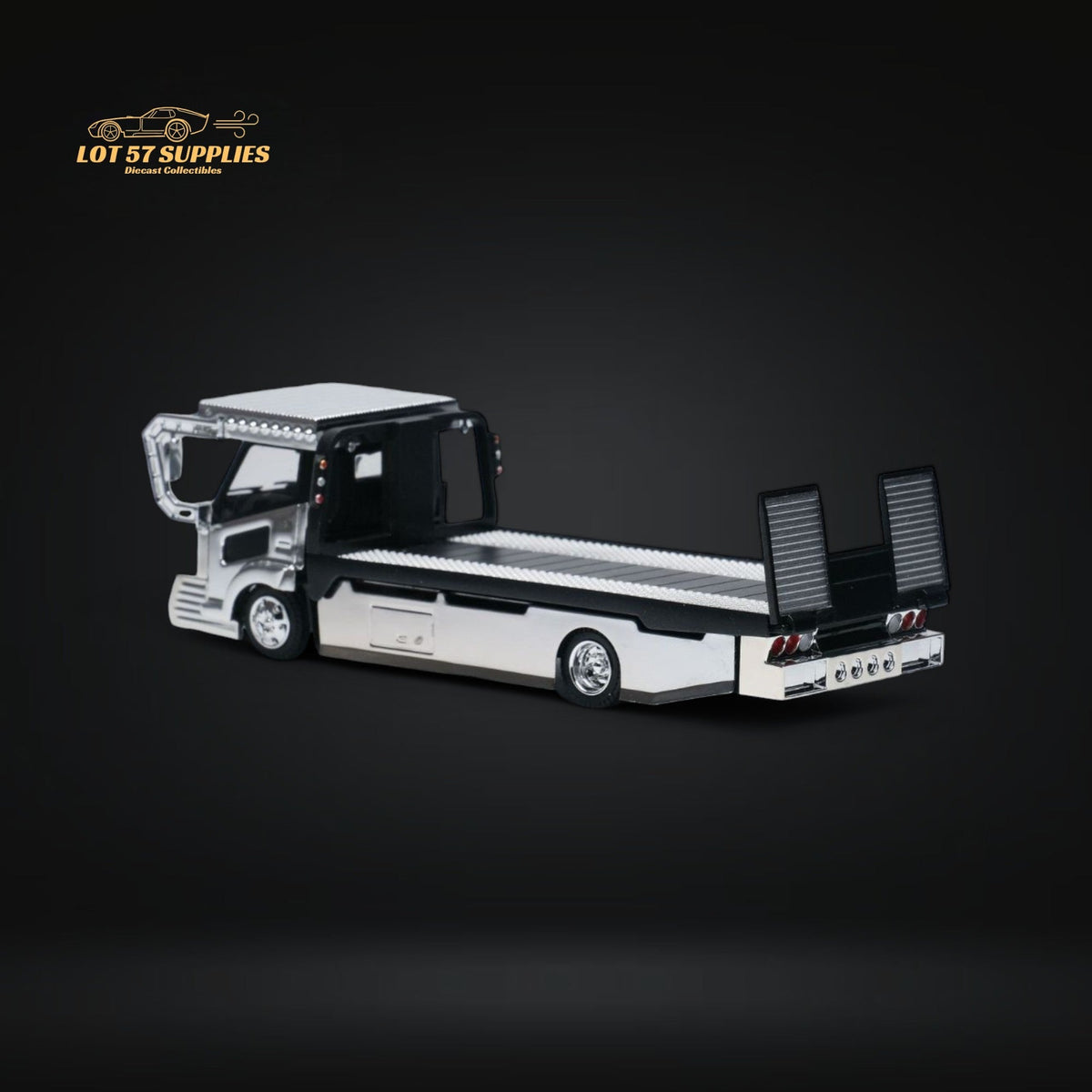 MicroTurbo Dekotora Flatbed Tow Truck 1:64