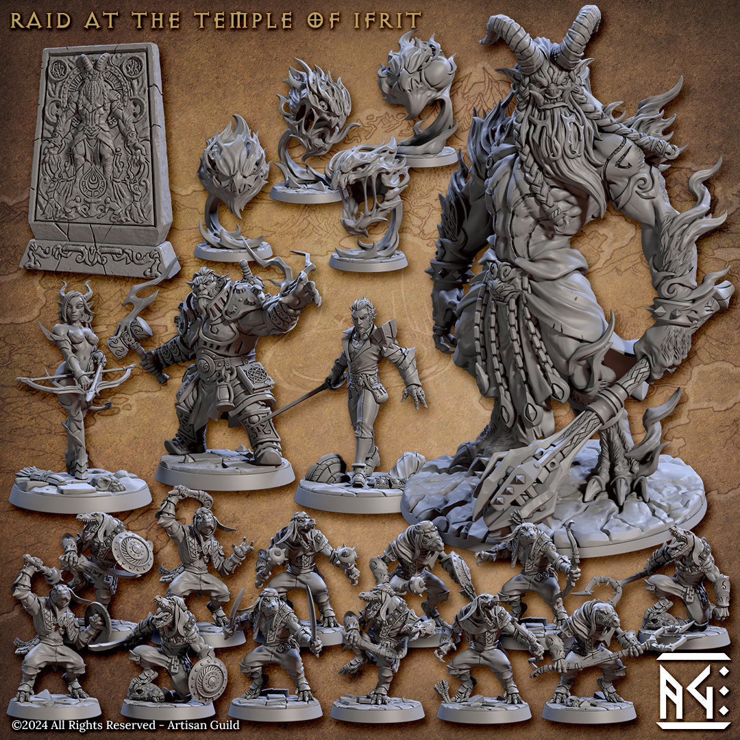 Raid at the Temple of Ifrit: Complete Set