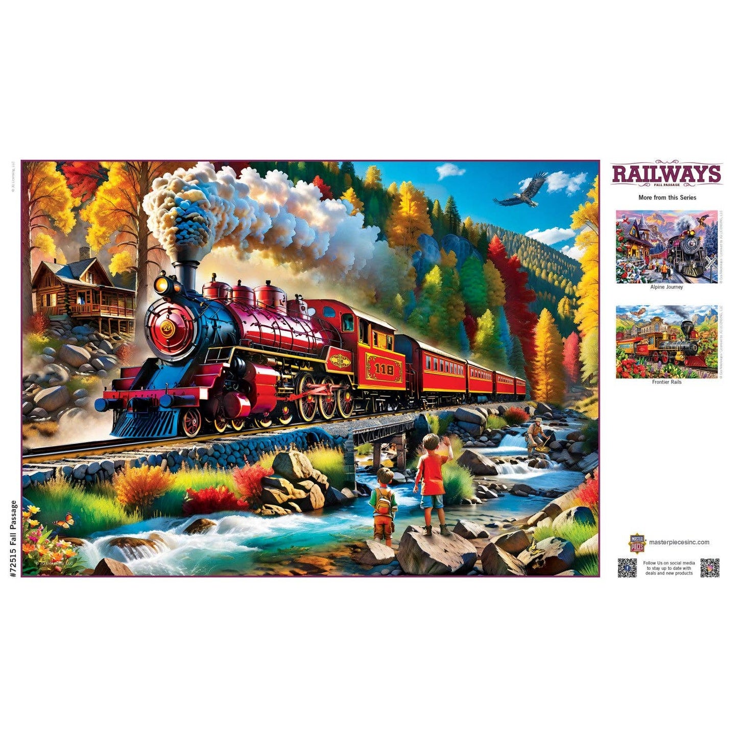 Railways - Fall Passage 1000 Piece Jigsaw Puzzle by Masterpieces Puzzles
