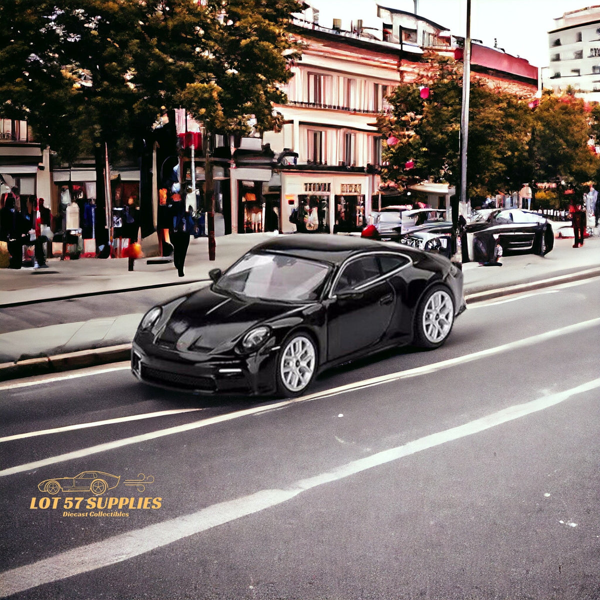 Mini GT Porsche 911 GT3 Touring Black 1:64