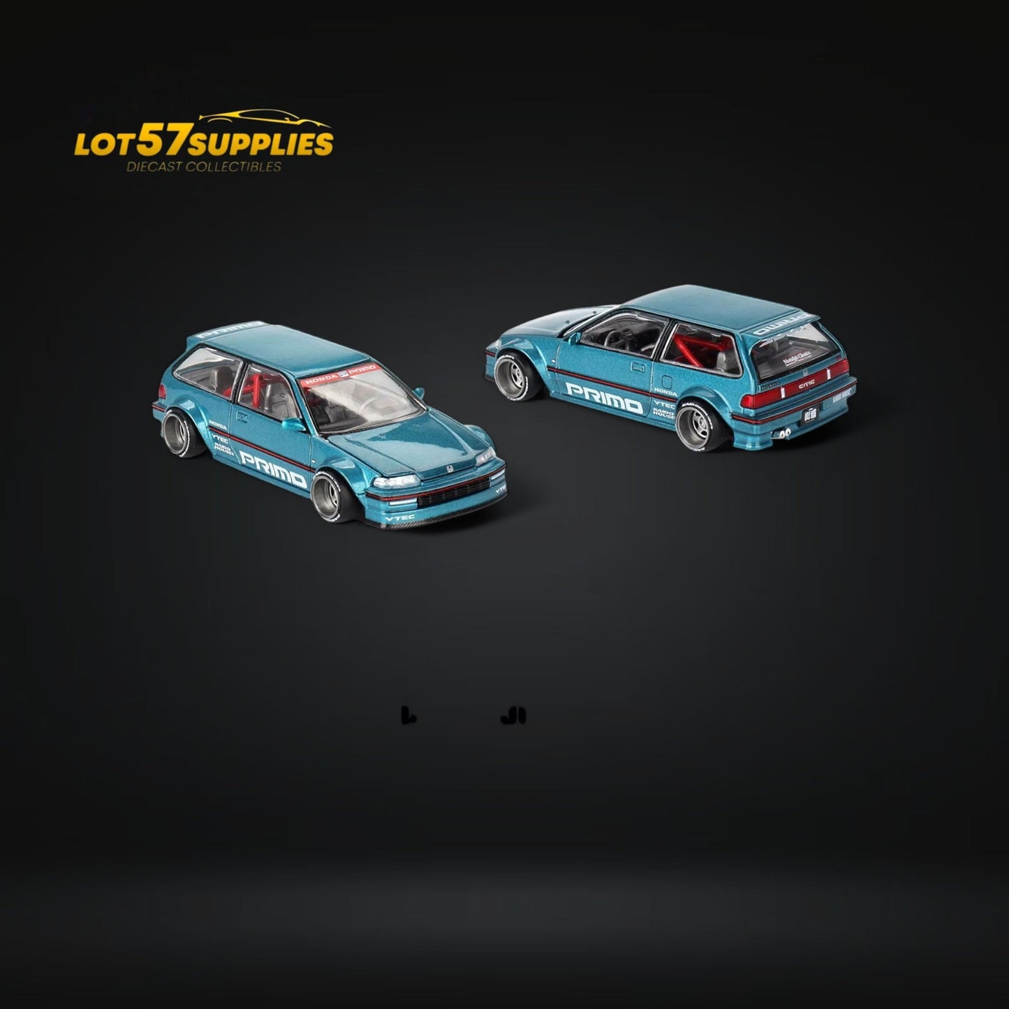 Mini GT x Kaido House Honda Civic EF Tahitian Green 1:64