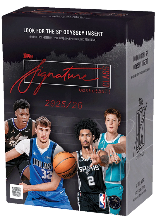 2025-26 TOPPS SIGNATURE CLASS Basketball VALUE BLASTER BOX NBA