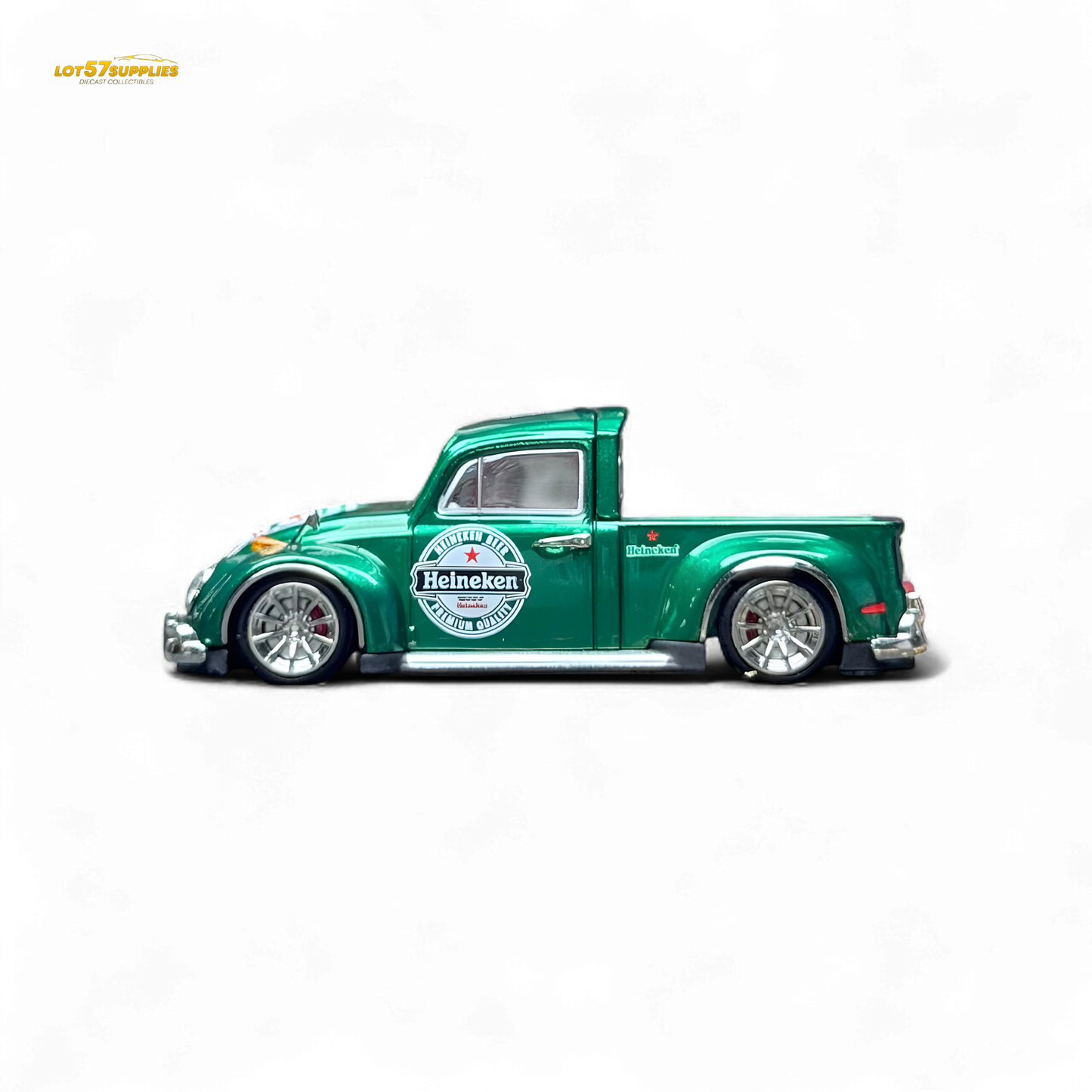 Liberty64 VW Beetle Pickup Heineken Livery 1:64