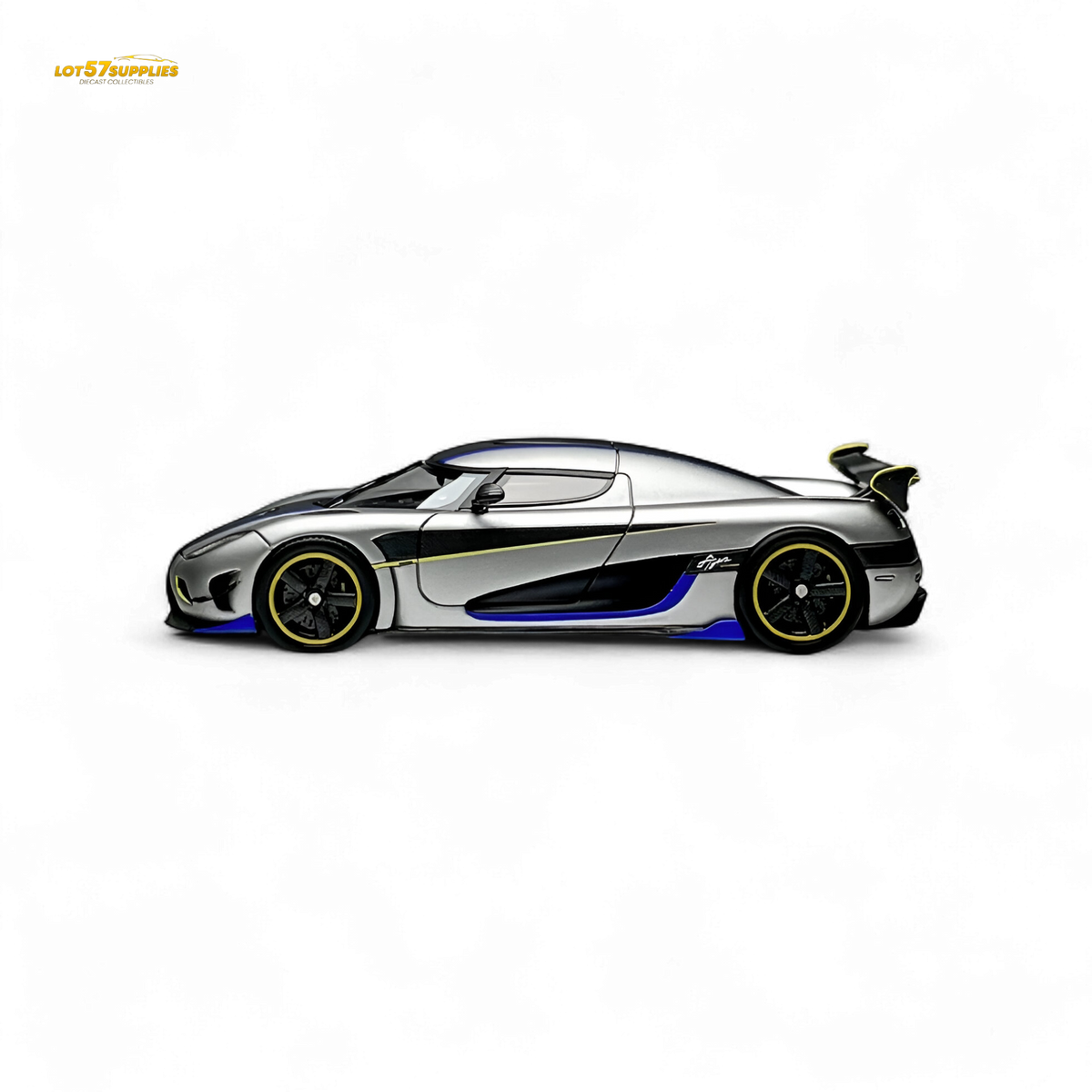 Guo Ji Agera RS Matte Silver Gray 1:64