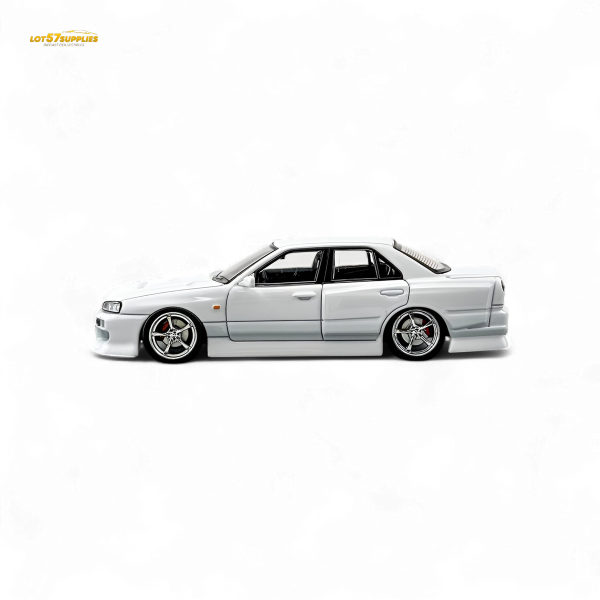 Mortal Nissan ER34 Skyline Uras Pearl White 1:64