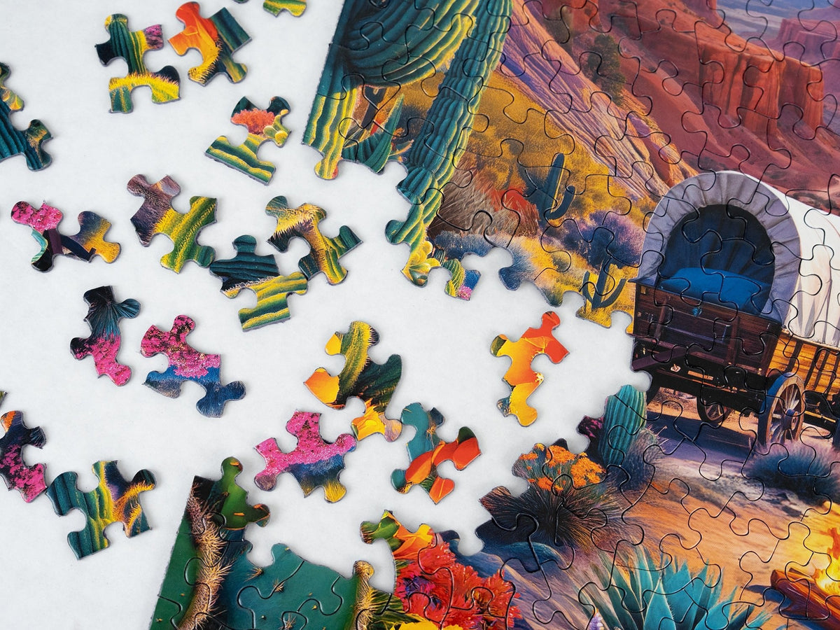 Santa Fe Trail 500 Piece Jigsaw Puzzle | Springbok Puzzles