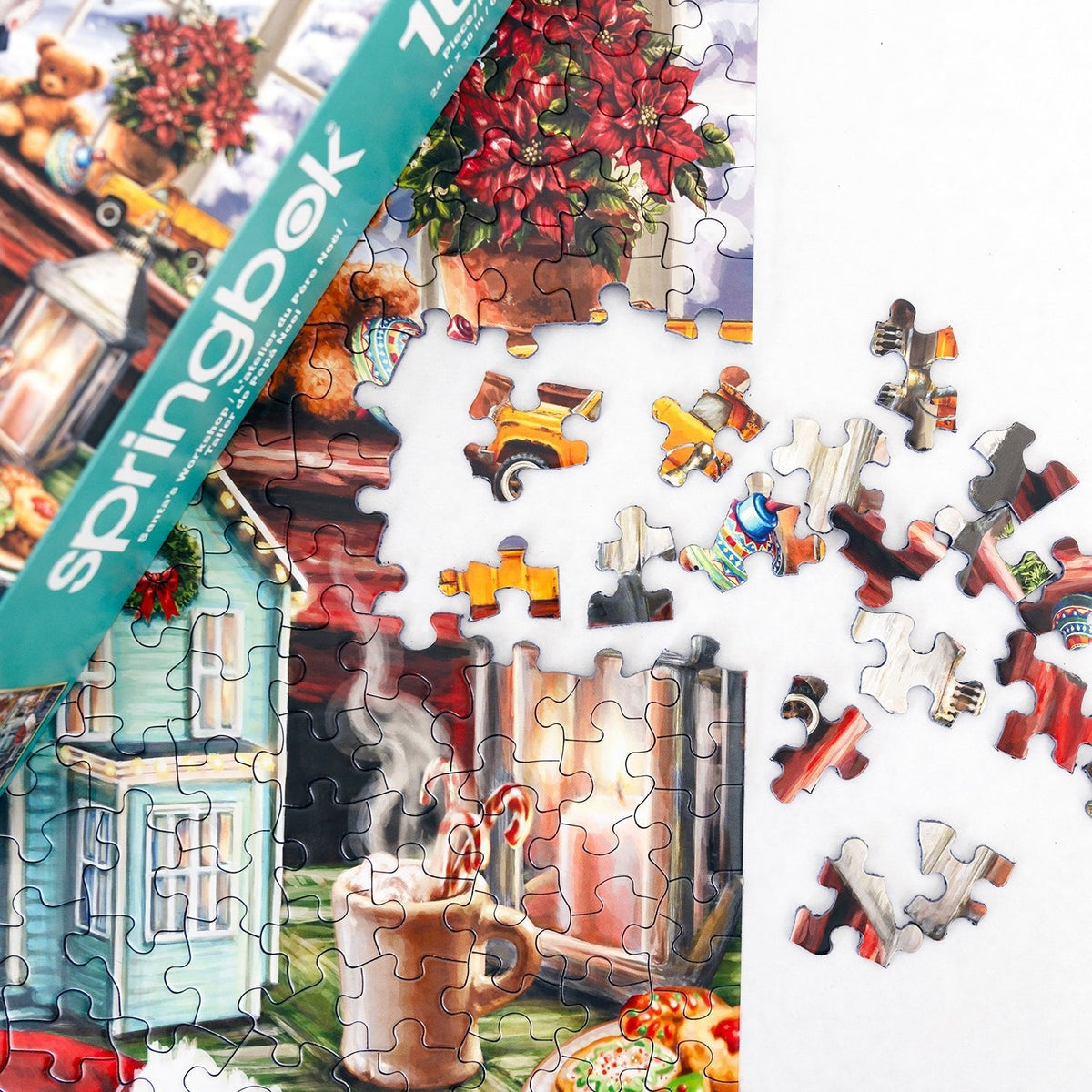 Santa's Workshop 1000 Piece Jigsaw Puzzle | Springbok Puzzles