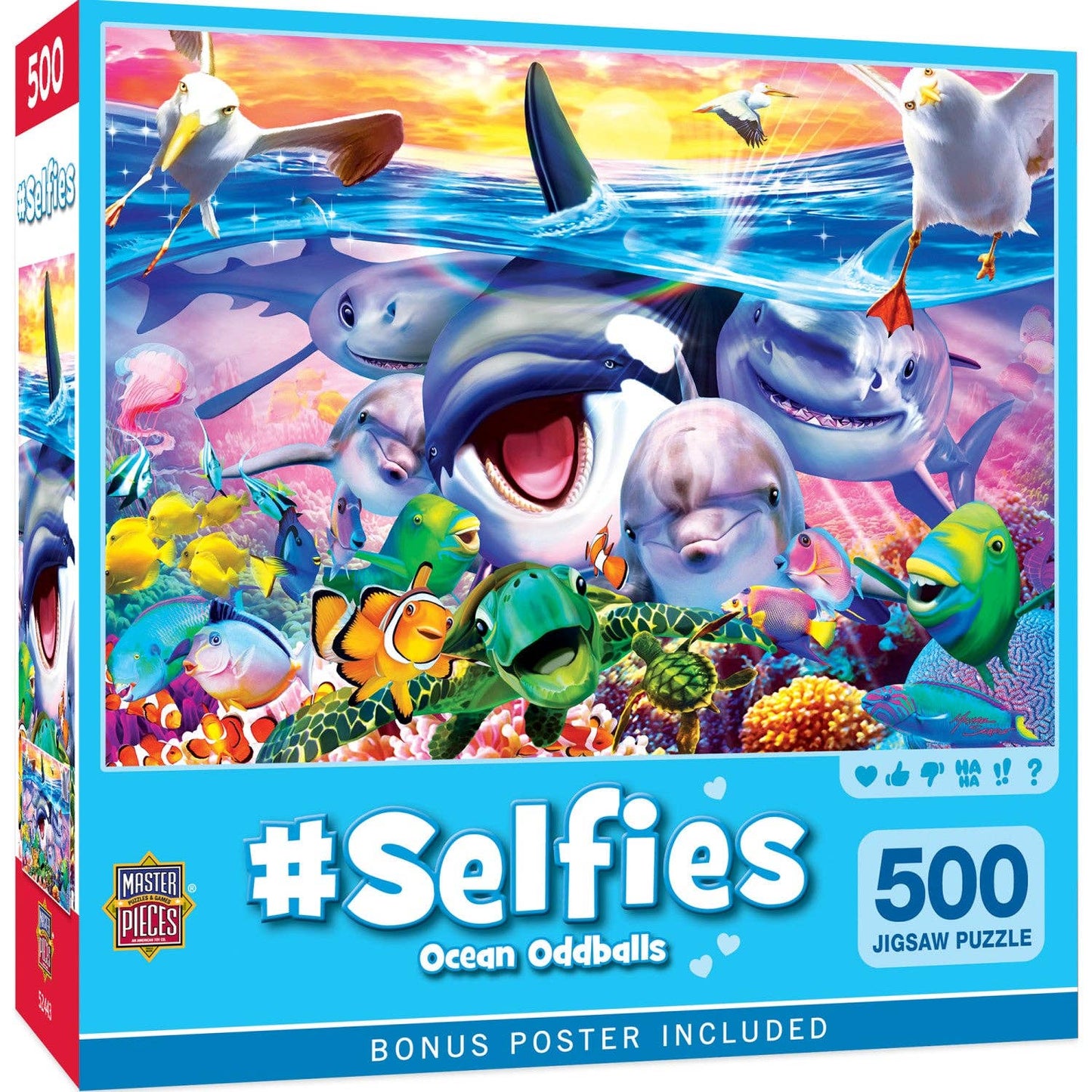 Selfies - Ocean Oddballs 500 Piece Jigsaw Puzzle | Masterpieces Puzzles