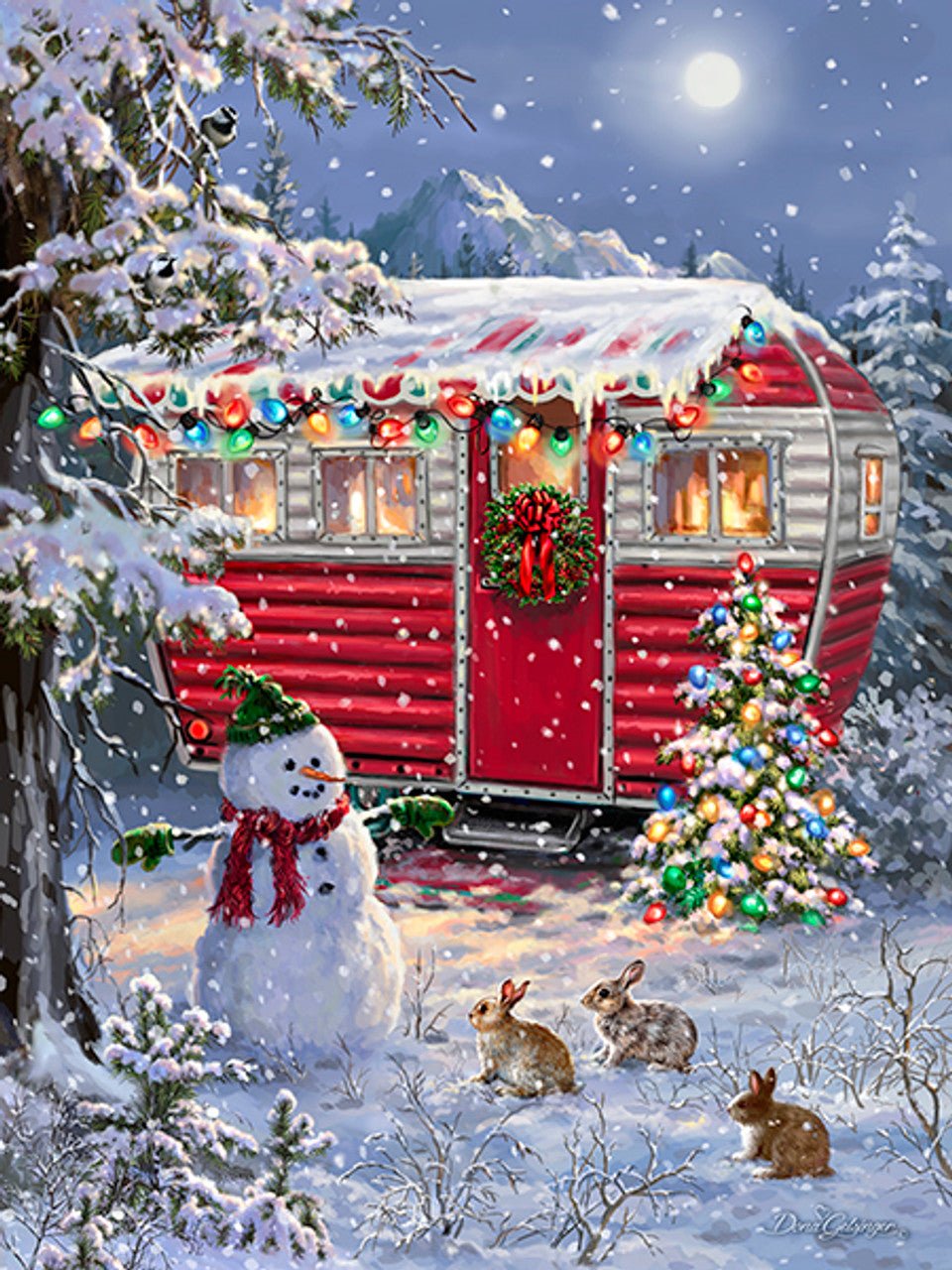 Snowy Retreat 1000 Piece Jigsaw Puzzle by Springbok Puzzles